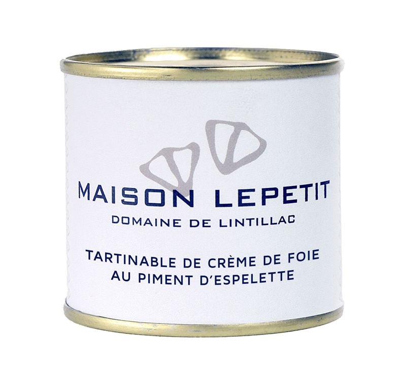 Tartinable de crème de foie au piment d'Espelette Maison Lepetit